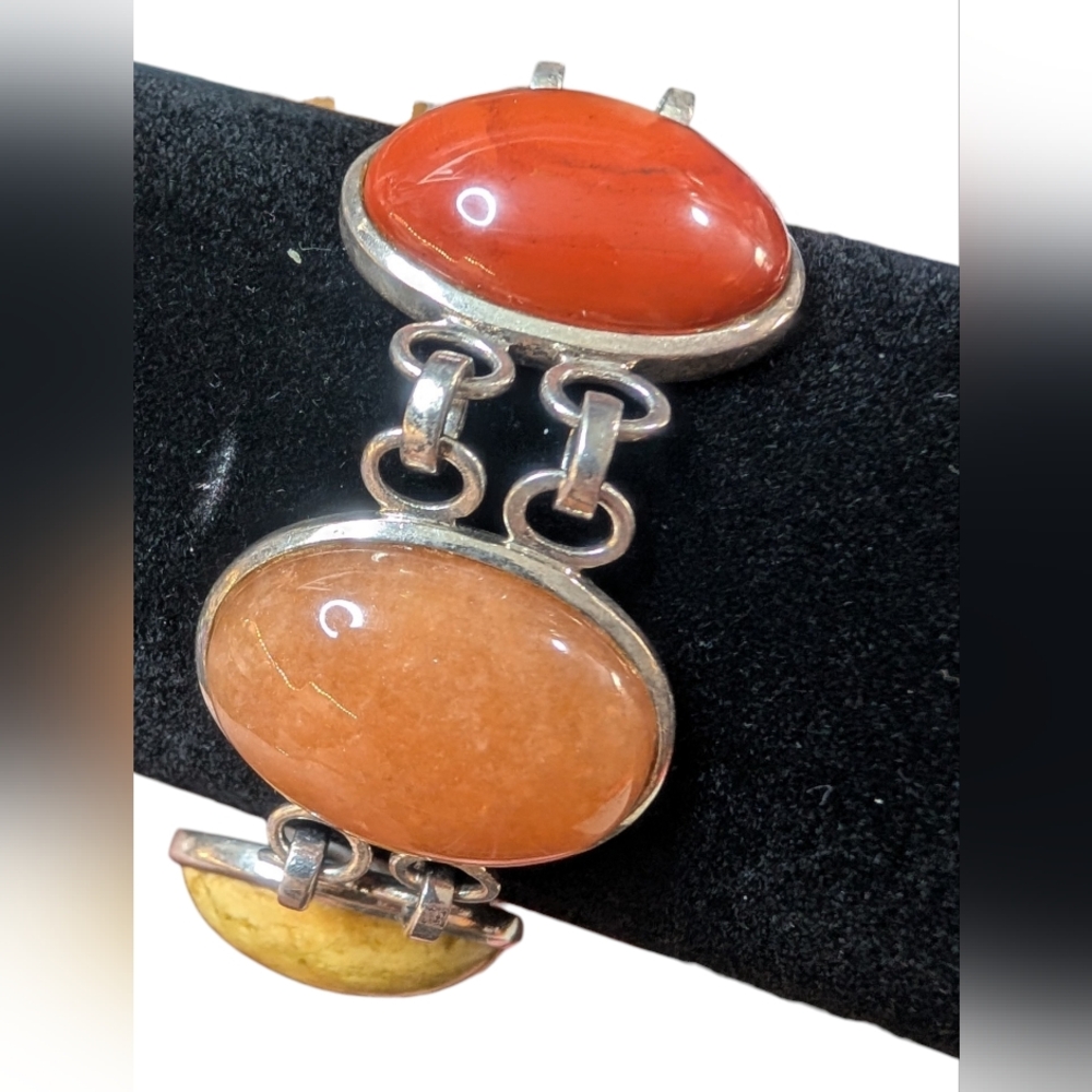 Sterling Silver Vintage Whitney Kelly Multi-Stone Bracelet - Picture 5 of 11